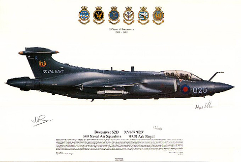 Squadron Print SP40 XV869 '020' in the markings of 809 NAS HMS Ark Royal.
